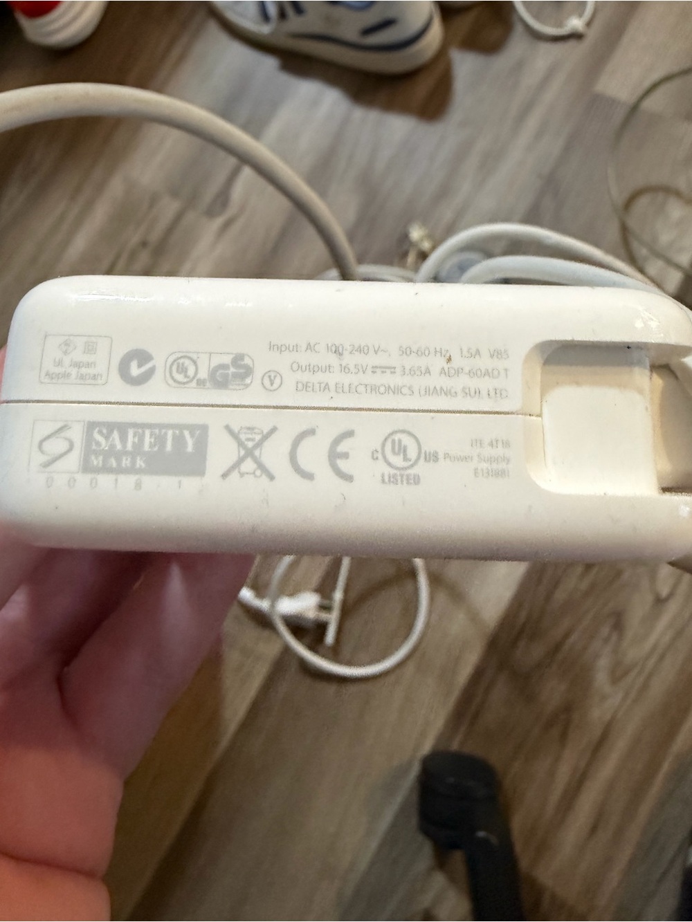 Apple White MacBook Power Adapter with Coiled Cable